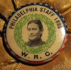1899 Gar Wrc Womens Relief Corps  philadelphia Staff  Pin Badge Civil War Pa W h