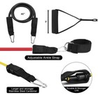 5 Exercise Resistance Bands Cords 100 Lbs Set Yoga Pilates Workout Fitness