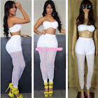 New Womens Ladies Strapless Sleeveless Bodycon Jumpsuit Romper Trousers Clubwear