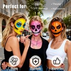 Drawdart Yellow Face Body Paint Stick washable Yellow Eye Black Stick  Non-to   