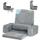 Reading Pillow For Bed Sitting Up sit Standard Width  width  16 9 Inches  Grey