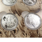 2014 Exploring Canada - Silver 10-coin Set With Box And Most Coas  43586h