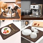 Coffee Mat For Countertops Coffee Bar Accessories Fit Under Coffee Maker Espr   
