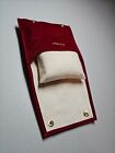 Authentic New Cartier Watch   Jewelry Oem Red Travel Pouch 