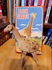 Vintage 1950 s T n  Plush Giraffe Wind Up  Made In Occupied Japan In Box