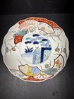 Antique Imari Porcelain Plate Scalloped Hand-painted  Meiji Era 8 5 