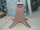 Antique Cast Iron Legs Base Stand Table Industrial 18  X 14  Base X 19  Tall
