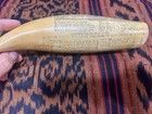  liberty And Unity  Fine Details Sperm Whale Tooth Scrimshaw Reproduction