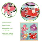 Wooden Peg Puzzles For Toddlers 1-3  Kids  Educational Preschool Peg Puzzle T   