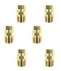 Pack Of 6 - Teejet Veejet Brass 15   Nozzle Spray Tip 1 4  Mpt H1 4vv-1506 Farmer