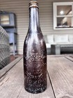 Antique C  Krueger Brewing Co Newark Nj Amber Glass Beer Bottle Vintage