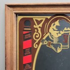 Burma Shave Shaving Mirror Advertising Wood Frame 11 x13 