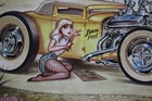 Out Of Print Signed Keith Weesner Poster Vtg 1930 1931 Ford Hot Rod Coupe Oop