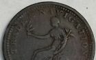 1813 Nova Scotia Half Penny Token Trade   Navigation Struck Over Bristol 1 2p