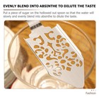 2pcs Timeless Absinthe Spoon Fountain Dripper   Sugar Cube Set Cooking Utensils