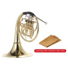 Bb Single French Horn 3 Key Brass Gold Lacquer Single-row Split French Horn Ulww