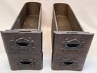 4 Vintage Antique Singer Treadle Sewing Machine Wood Wooden Cabinet Box Drawers