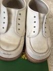 Vintage 1982 Stride Rite Leather White Shoes Size 5 1 2 Baby Toddler With Box