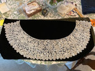 Antique Lace Bertha Collar Shrug Bobbin Lace Needle Lace 19th Century Victorian