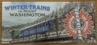 Mount Washington Cog Railway New Hampshire Nh Flyer 9 By20 Inches Photos 2 Sides