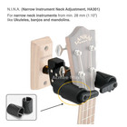 5-pack Hercules Gsp38wb Plus Autogrip Wall Mount Guitar Hanger Natural Wood Base