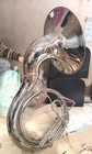 Sousaphone Big 25 bell Size Of Pure Brass In Chrome Polish free Cases  Free Ship