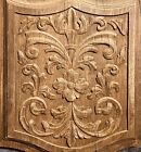18th Century French Fleur De Lis Carved Wood Architectural Salvage Panel 19 75   h