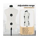Beige Adjustable Dress Form Mannequin For Sewing Female Size 6-14  Pinnable M   