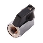 1 8  Brass Mini Ball Valve Npt Female X Male Shut-off Valve  pack Of 2 