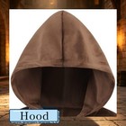 Adult Hooded Medieval Cloak Renaissance Cape For Halloween brown 39  