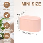 Mini Trash Cans  0 8 Gallon Press Type Small Desktop Trash Cans  Pink