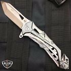 Mtech Usa Tanto Spring Open Assisted Tactical Folding Pocket Rescue Knife Grey