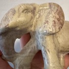 Handcarved Soapstone Elephant 5    X 3 25   