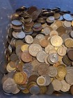 1 Pound Old  Foreign Mixed World Coins Bulk Lot About 90  Coins