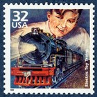 10x Electric Toy Trains 32c Unused Postage Stamp Mint Nh Ten Stamps