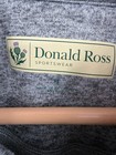 Donald Ross Men Gray Melange 1 4 Zip Pullover Preston Trail Golf Club Jacket Xl