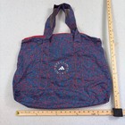 Adidas By Stella Mccartney Packable Tote Bag Red Blue Abstract Splatter Nwt