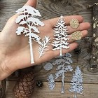 Pine Tree Dies For Card Making Merry Christmas Die Cuts Metal Cutting Dies Tr   