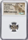 50 Bc Very Pq Ancient Greek Silver Coin Gaul Sequani Ar Quinarius Q doci Ngc Xf