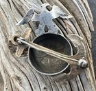 Ww2 Solid 10k   Sterling Marine Corps Ega Officer Collar Emblem Usmc H-h M1937