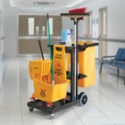 Winco Pjc-4538 Heavy-duty Janitor Cleaning Cart