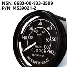 Ms39021-2 85mm Mechanical Dual Scale Speedometer   Odometer