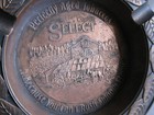 Vintage Winston Select Cigarettes Embossed Metal Advertising Ashtray