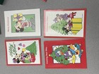 Vintage Disney Christmas Cards For Kids Mickey Box Of 14 Disney Holiday 