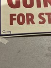 Vintage 20    X 30    Guniness Beer Poster For Strength No  5 From Original 1937 Art