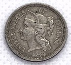 1881 Three 3 Cent Nickel -  Philadelphia Mint