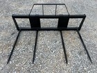 Quad Large Square Bale Hay Spear With Guard Attachment Fits Skid Steer Loader