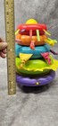 Lamaze Spin N Stack Baby Sensory Toy  Spins And Plays Music Tested Htf Rare