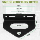 Zero Turn Lawn Mower Trailer Hitch  Trailer Hitch Fit For Craftsman  John Deere 
