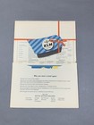 Klm Royal Dutch Airlines Map 1950 Advertising Postcards Travel Folder